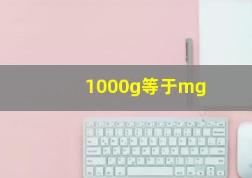 1000g等于mg