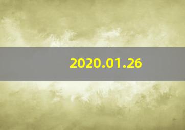 2020.01.26