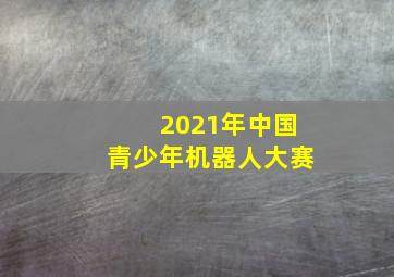 2021年中国青少年机器人大赛