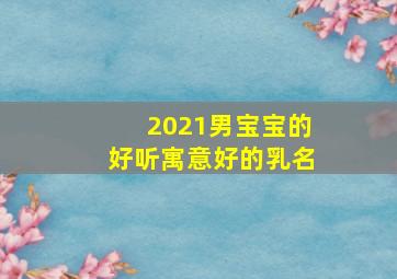 2021男宝宝的好听寓意好的乳名