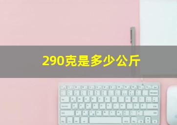 290克是多少公斤