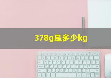 378g是多少kg