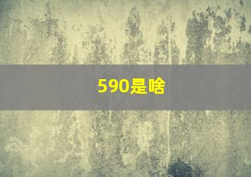 590是啥