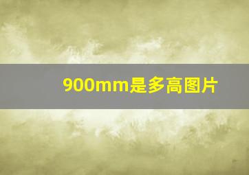 900mm是多高图片