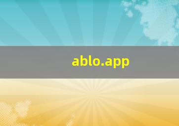 ablo.app