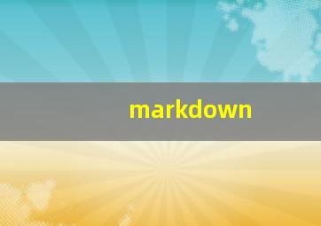 markdown