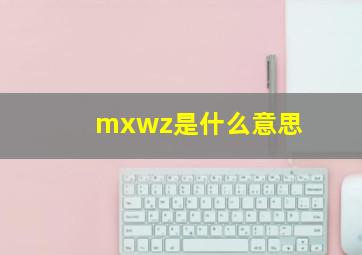 mxwz是什么意思