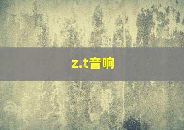 z.t音响