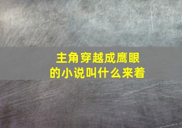 主角穿越成鹰眼的小说叫什么来着