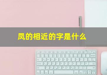 凤的相近的字是什么