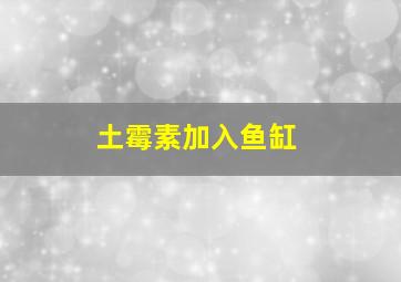 土霉素加入鱼缸