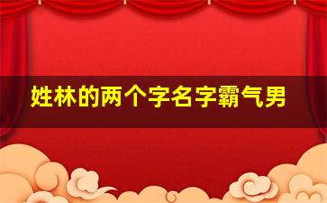 姓林的两个字名字霸气男