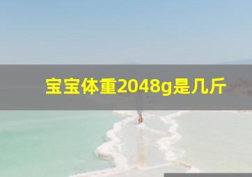 宝宝体重2048g是几斤