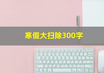 寒假大扫除300字