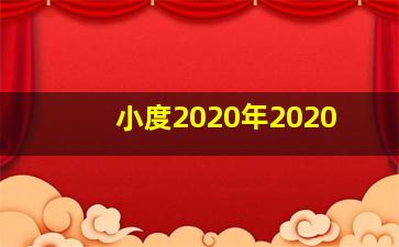 小度2020年2020