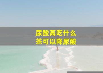 尿酸高吃什么茶可以降尿酸