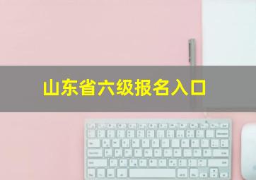 山东省六级报名入口