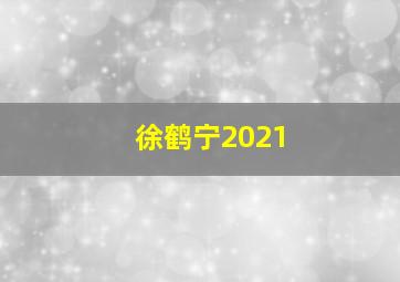 徐鹤宁2021