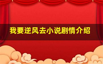 我要逆风去小说剧情介绍