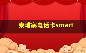 柬埔寨电话卡smart