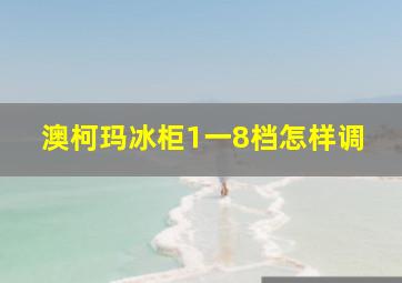 澳柯玛冰柜1一8档怎样调