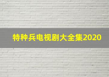 特种兵电视剧大全集2020