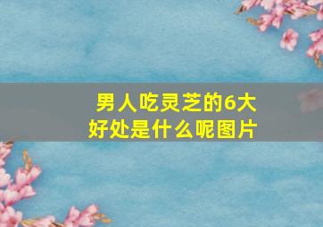 男人吃灵芝的6大好处是什么呢图片