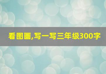 看图画,写一写三年级300字