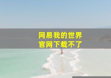 网易我的世界官网下载不了