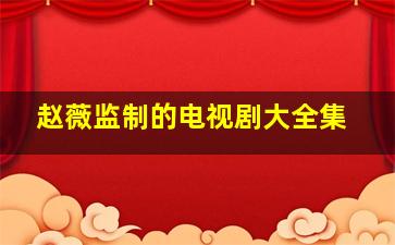 赵薇监制的电视剧大全集