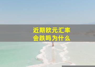 近期欧元汇率会跌吗为什么