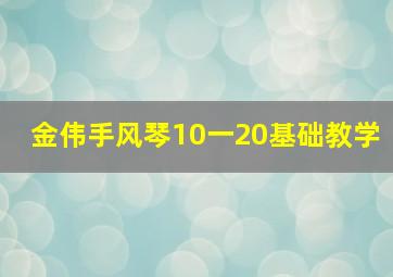 金伟手风琴10一20基础教学