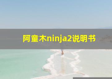 阿童木ninja2说明书