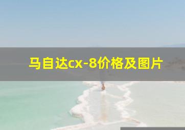 马自达cx-8价格及图片