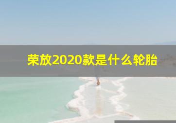 荣放2020款是什么轮胎